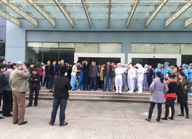 
                            友旺開展消防演練，提升員工消防安全意識